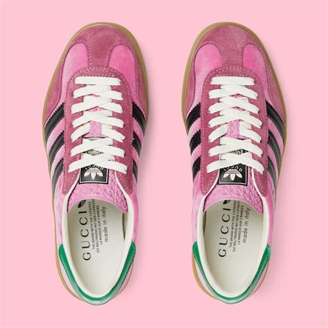 pink gucci addidas|gucci adidas pink sneakers.